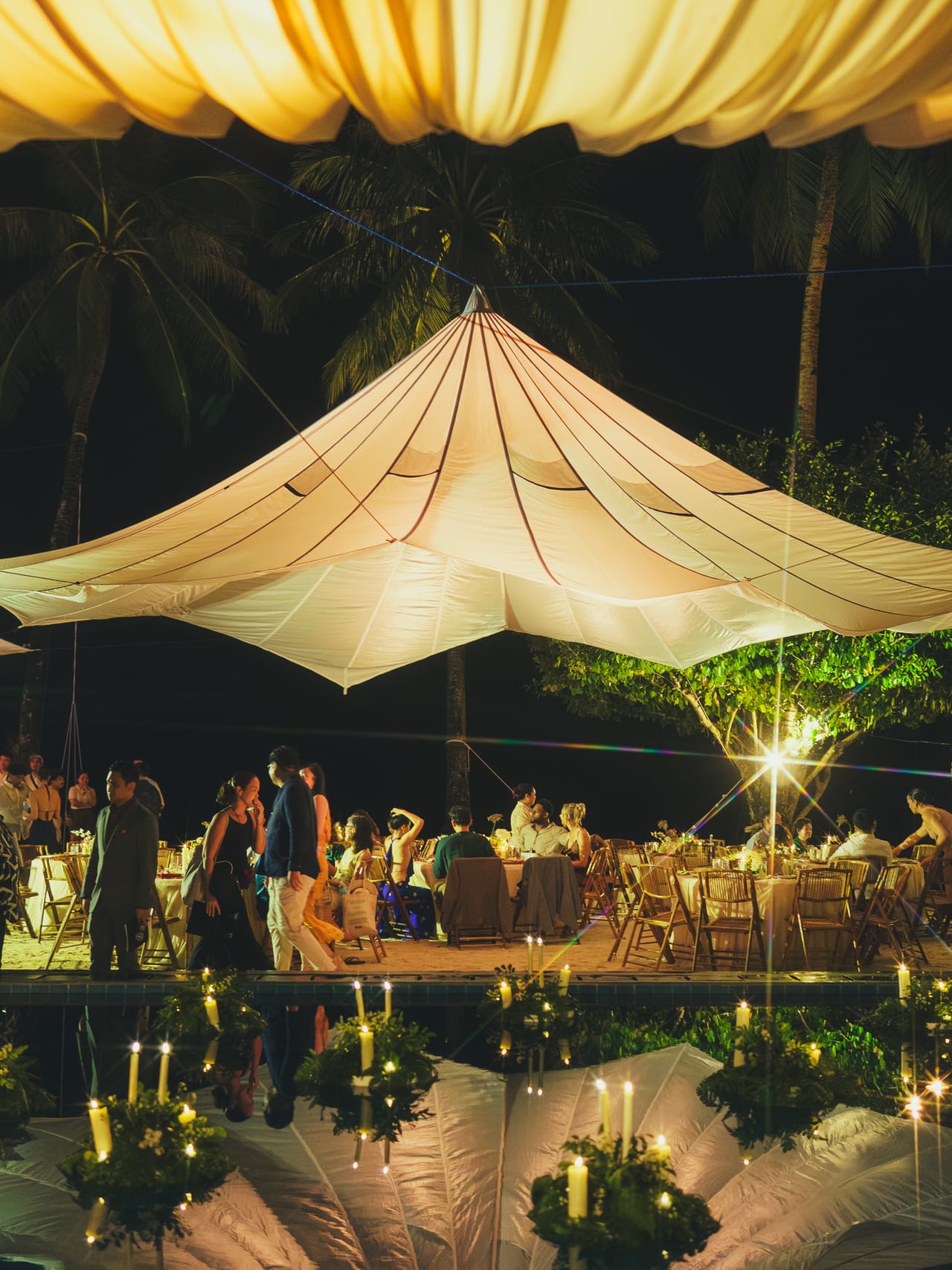 Wedding long-table feast at Bayud Siargao